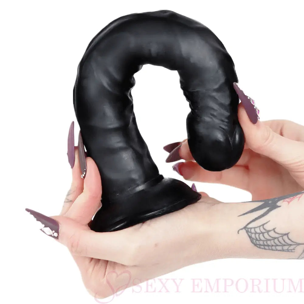 Long Real Feel 10 Inch Dildo Black - Dildos - Save 15% - Fast Shipping - United Kingdom Stoke-on-trent