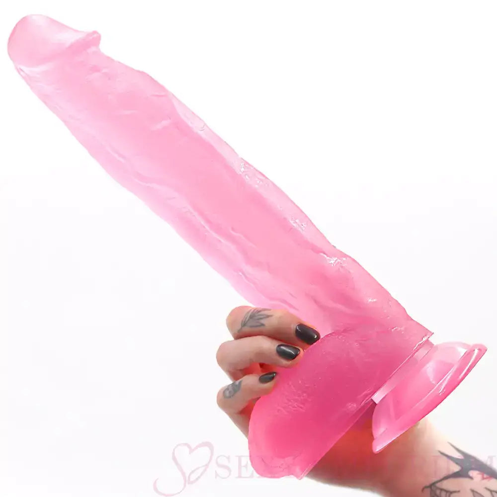 Long Texas Bbq 12 Inch Large Dildo Pink - Dildos - Save 20% - Bbq - Fast Shipping - United Kingdom Stoke-on-trent