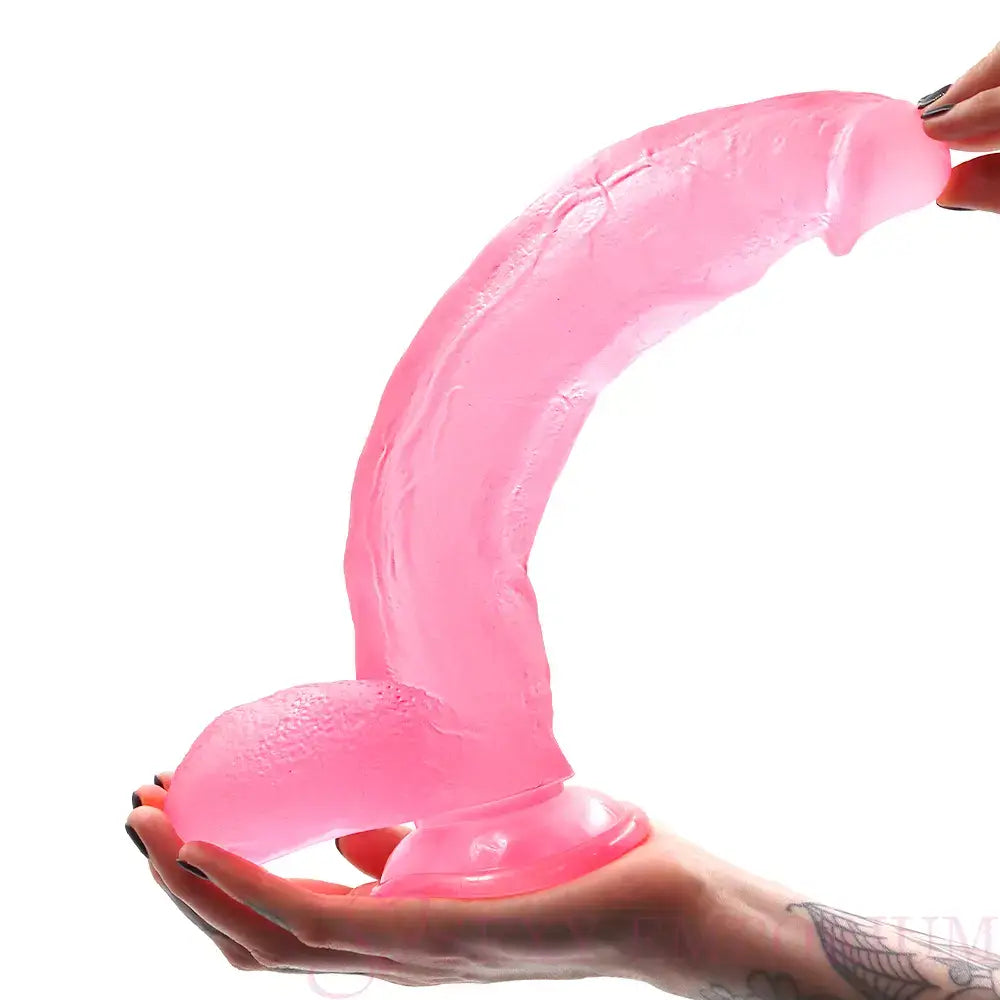 Long Texas Bbq 12 Inch Large Dildo Pink - Dildos - Save 20% - Bbq - Fast Shipping - United Kingdom Stoke-on-trent