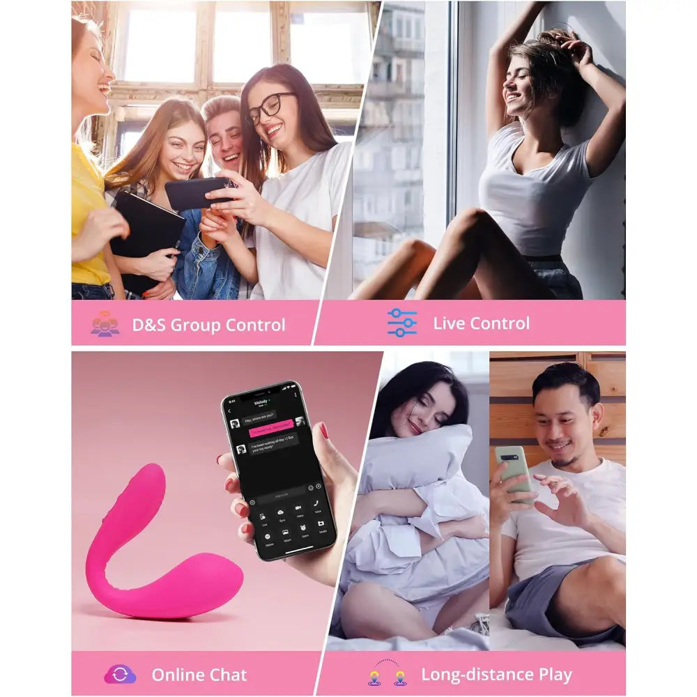 Lovense Dolce (previously Quake) – App-controlled Couples Vibrator (dual Stim) - Save 15% - Lovense App Control Dual Clit & G-spot