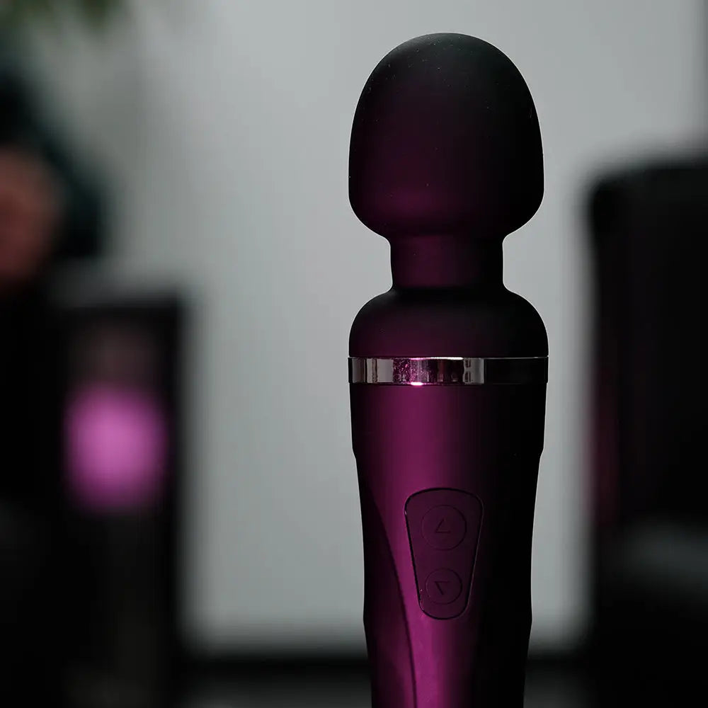 Lovense Domi 2 – App-controlled Mini Wand Vibrator (black) - Save 30% - Lovense App Control Powerful External Stimulation - United Kingdom