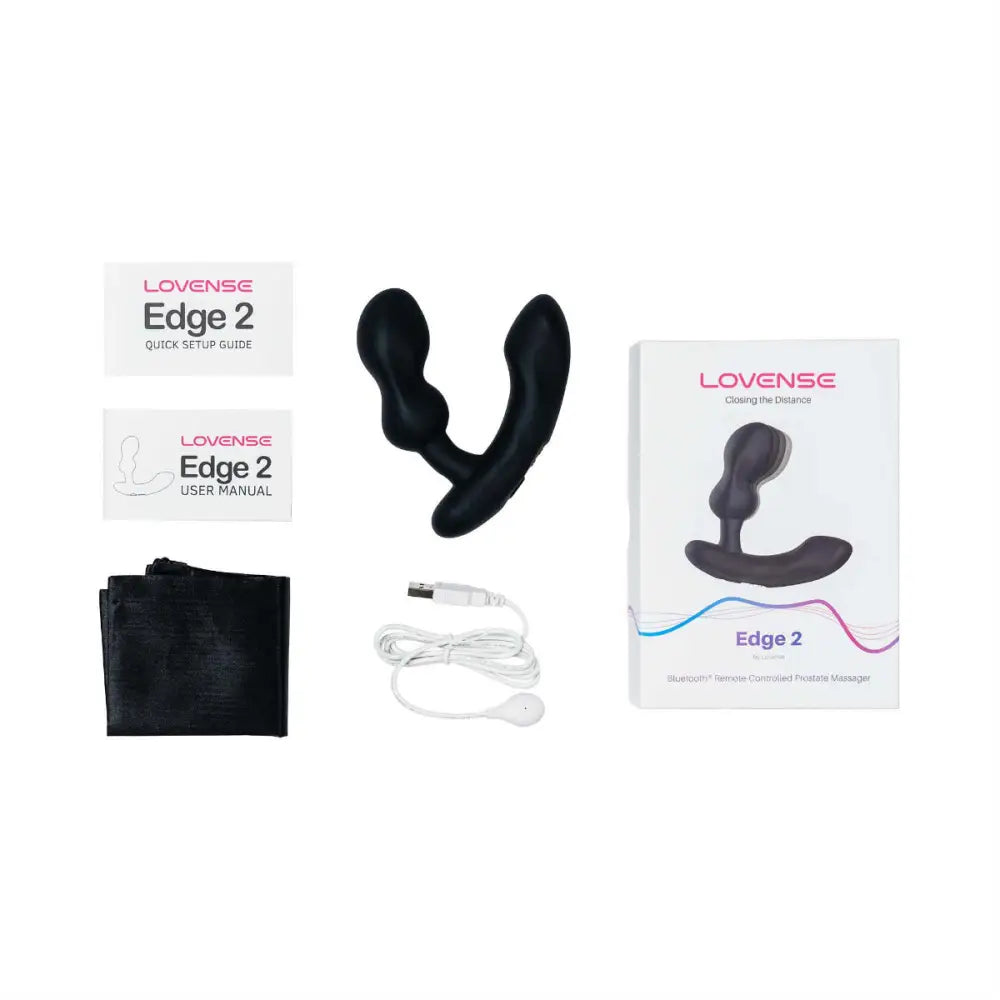Lovense Edge 2 – App-controlled Prostate Massager with Dual Motors - Save 30% - Sex Toy Uk - Anal Vibrators United Kingdom Stoke-on-trent