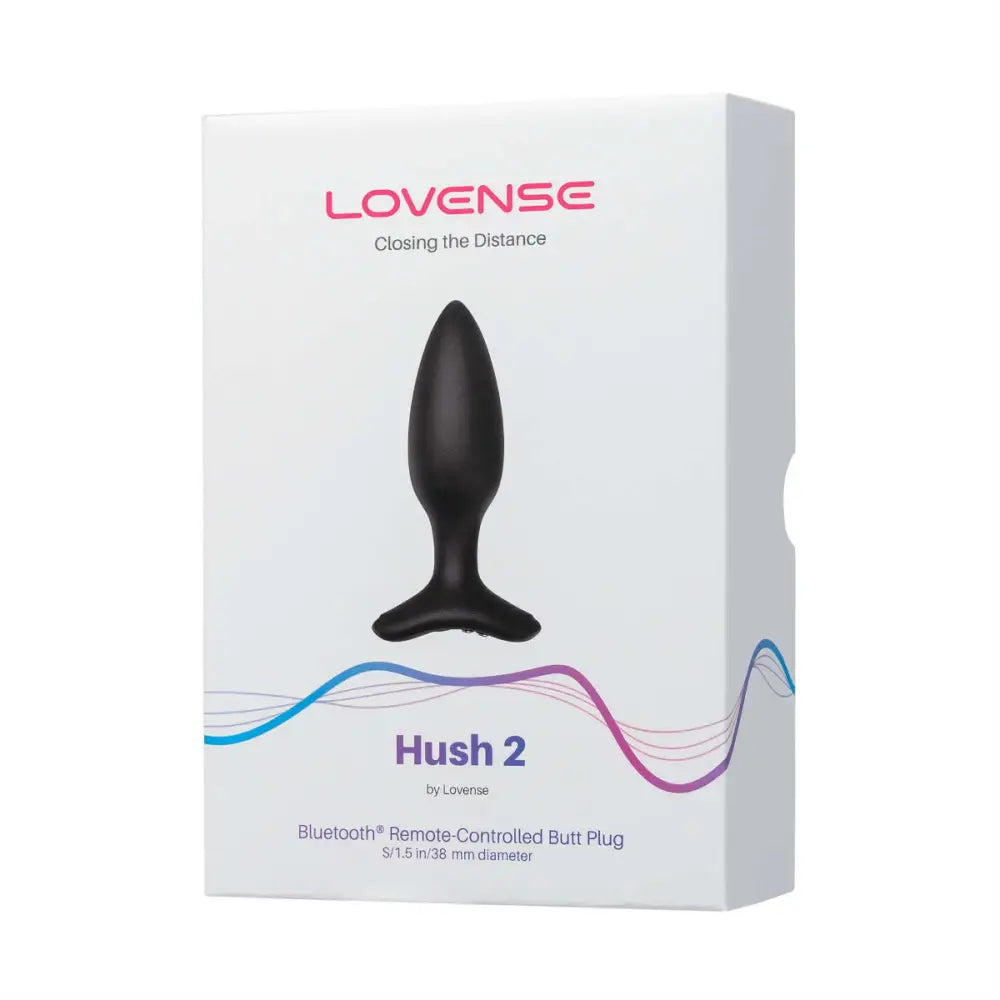 Lovense Hush 2 Vibrating Butt Plug (1.5 Inch) – App Controlled Sex Toy - Save 15% - 1.5 Inch | App-controlled Uk - Anal Dildos United