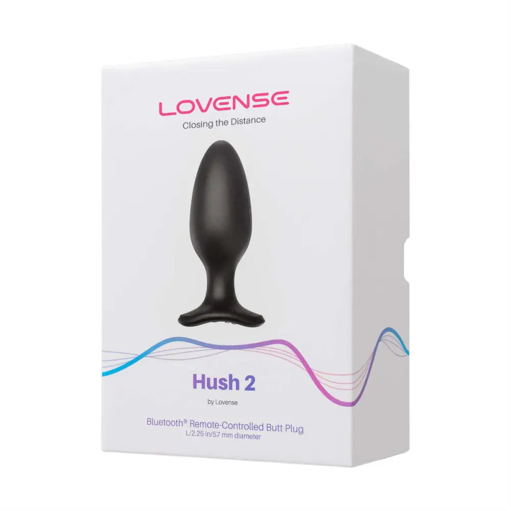 Lovense Hush 2 Vibrating Butt Plug (2.25’’) – App Controlled Sex Toy - Save 5% - 2.25’’ | App-controlled Uk - Anal Dildos United Kingdom