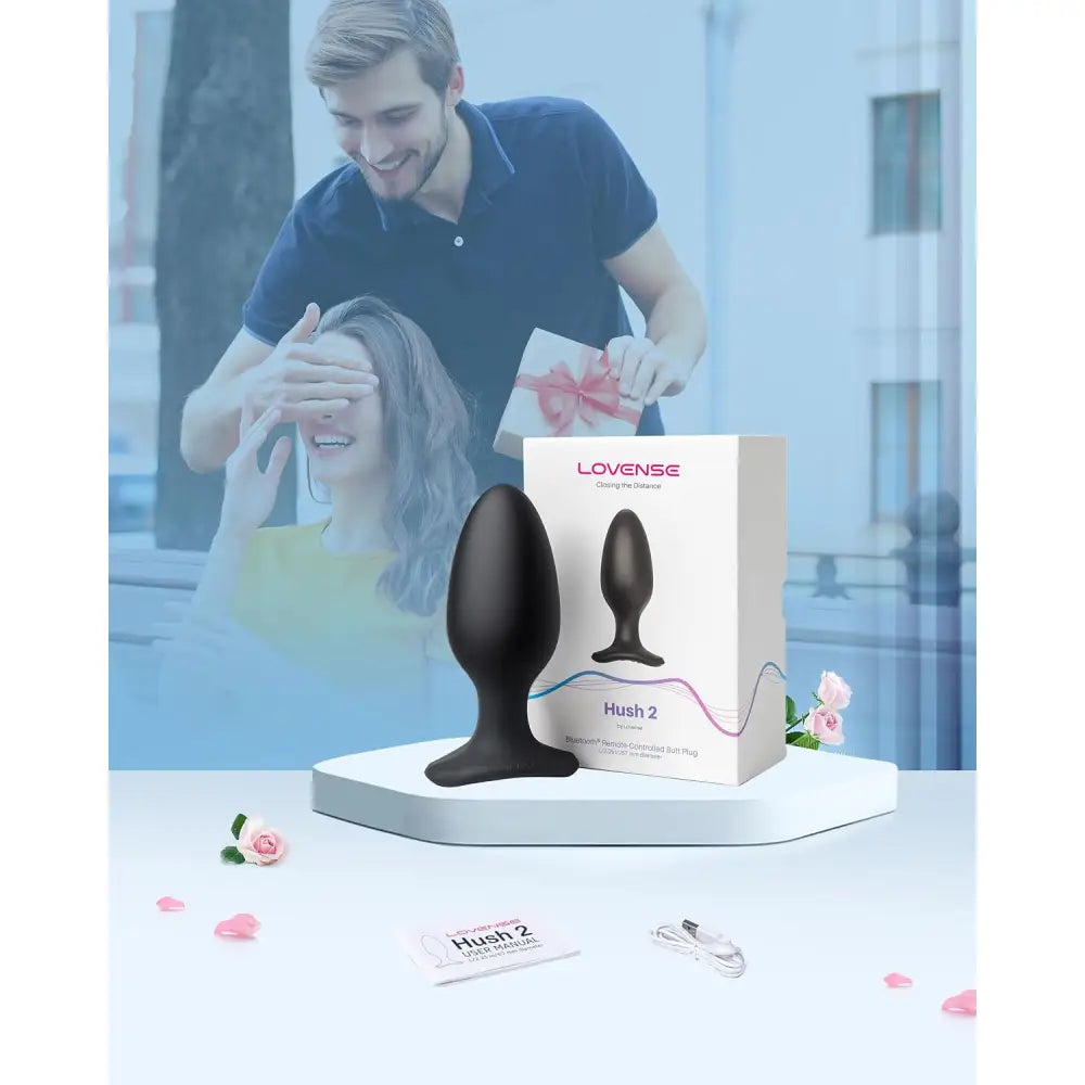 Lovense Hush 2 Vibrating Butt Plug (2.25’’) – App Controlled Sex Toy - Save 5% - 2.25’’ | App-controlled Uk - Anal Dildos United Kingdom