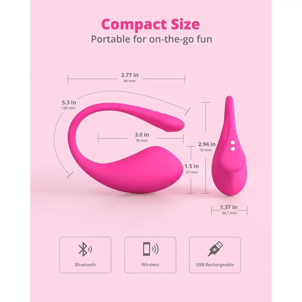 Lovense Lush 3 Wearable Vibrating Egg – App Controlled Sex Toy - Save 25% - App-controlled Uk - Vibrator United Kingdom Stoke-on-trent