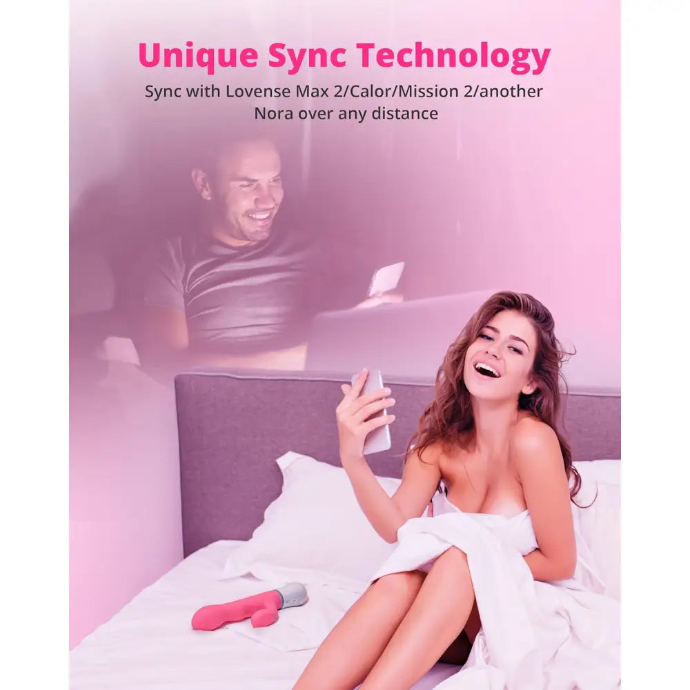 Lovense Nora Rotating Rabbit Vibrator – App Controlled Sex Toy - Save 5% - Uk - United Kingdom Stoke-on-trent
