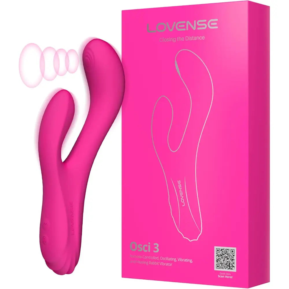Lovense Osci 3 Warming Oscillating Rabbit Vibrator – App Controlled Sex Toy - Save 5% - Uk - United Kingdom Stoke-on-trent