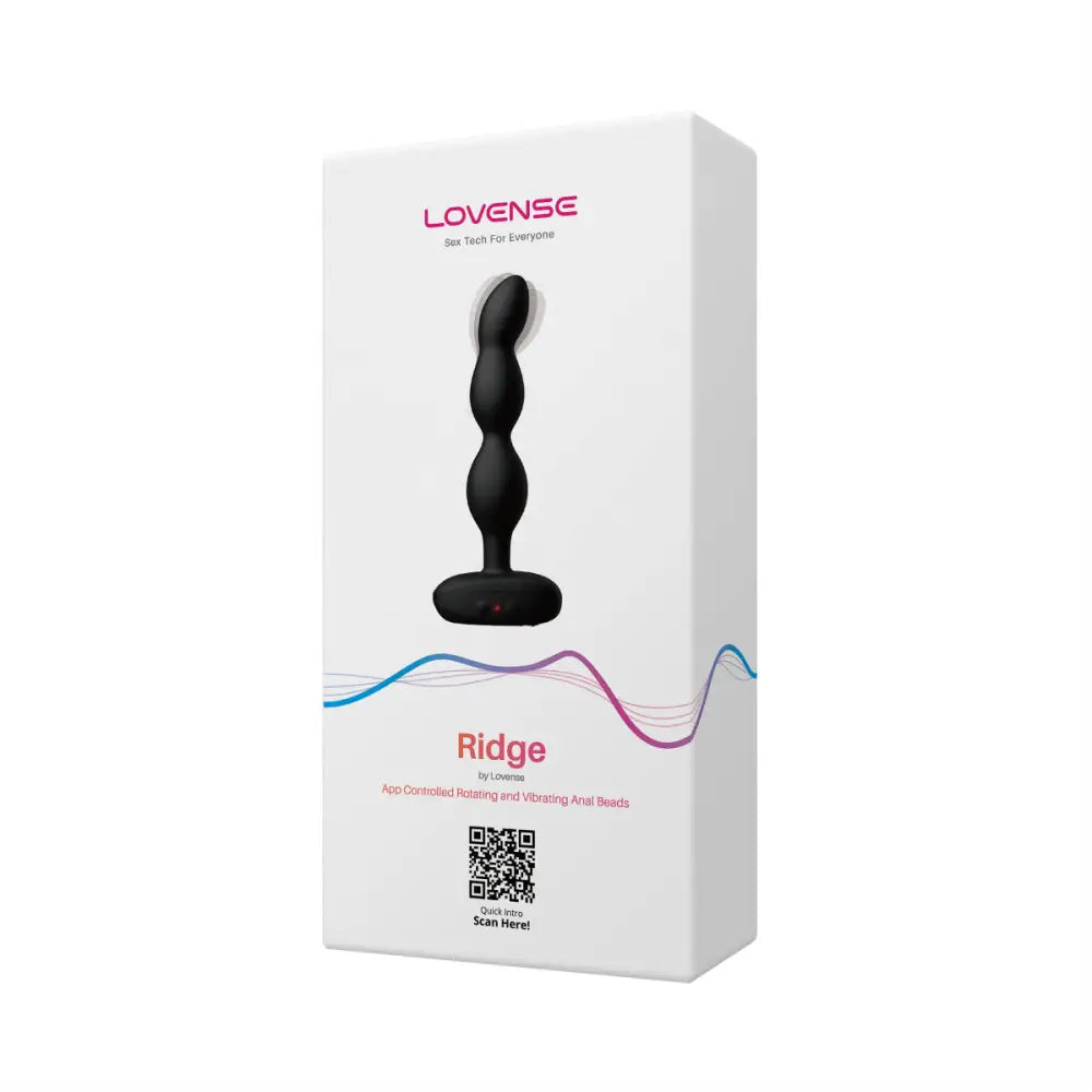 Lovense Ridge Rotating & Vibrating Anal Beads – App Controlled Sex Toy - Save 10% - Uk - Dildos United Kingdom Stoke-on-trent