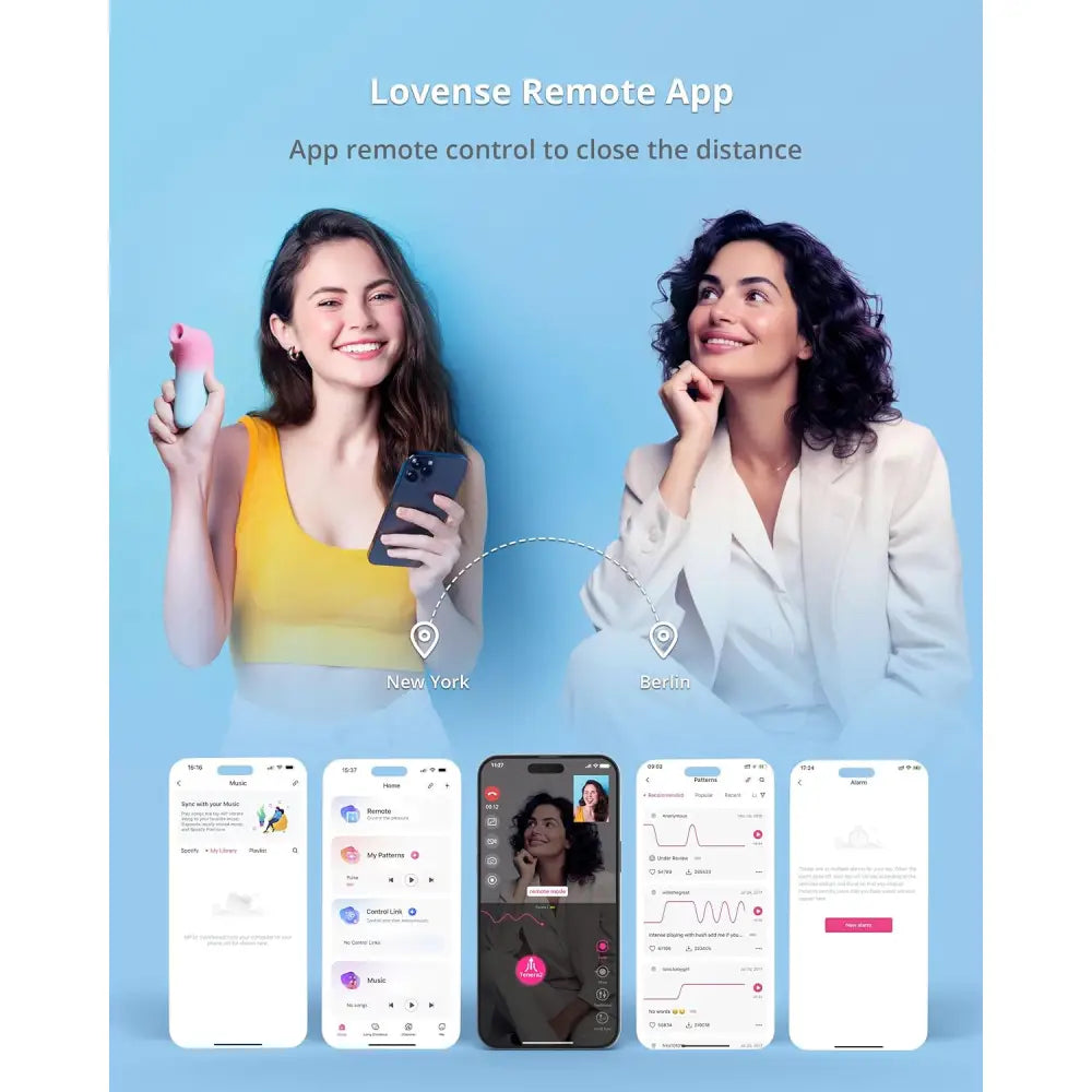 Lovense Tenera 2 Pulsesense Clit Sucker – App Controlled Waterproof Sex Toy - Save 10% - Quiet App-controlled - Vibrator United Kingdom