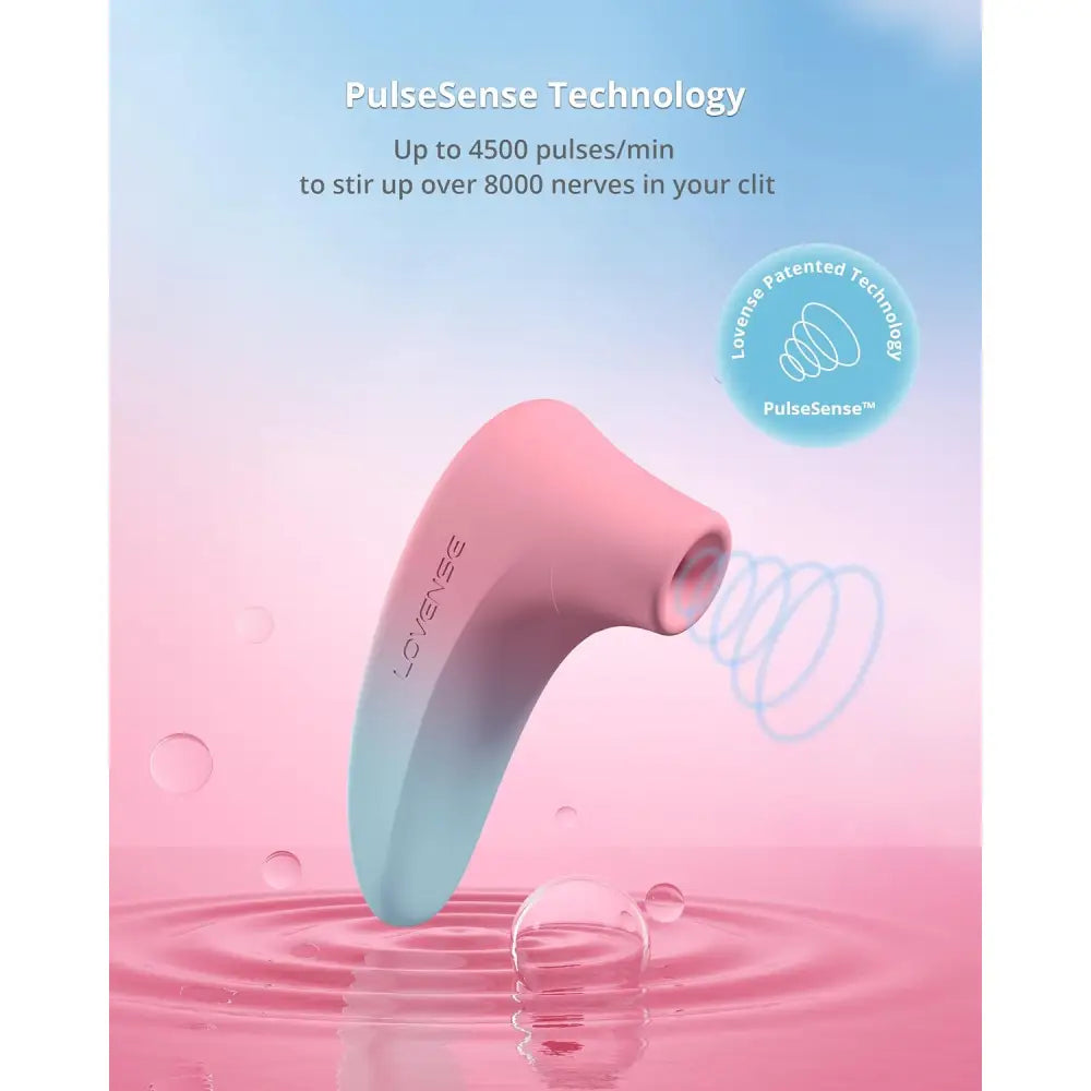 Lovense Tenera 2 Pulsesense Clit Sucker – App Controlled Waterproof Sex Toy - Save 10% - Quiet App-controlled - Vibrator United Kingdom