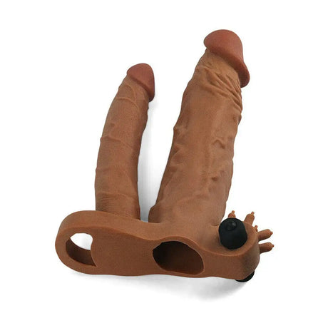 Lovetoy 2 Inch Vibrating Double Pleasure Extender - Save 15% - Fast Shipping - Dildo United Kingdom Stoke-on-trent