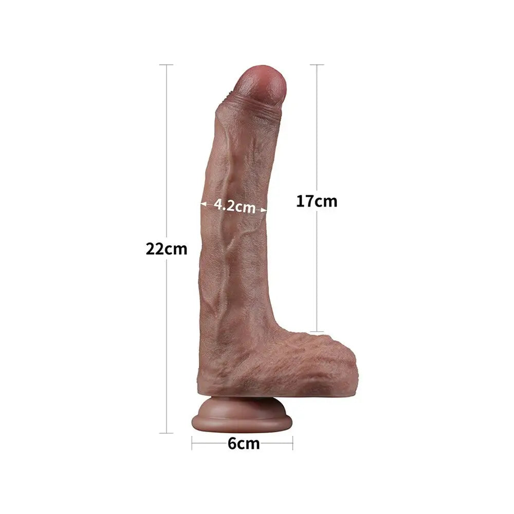 Lovetoy Dual Layered Silicone Dildo 8.5 Inches - Save 15% - Fast - United Kingdom Stoke-on-trent