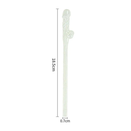 Lovetoy Pack of 9 Willy Straws Glow in the Dark - Save 20% - of in the - Fast Shipping - Sale United Kingdom Stoke-on-trent