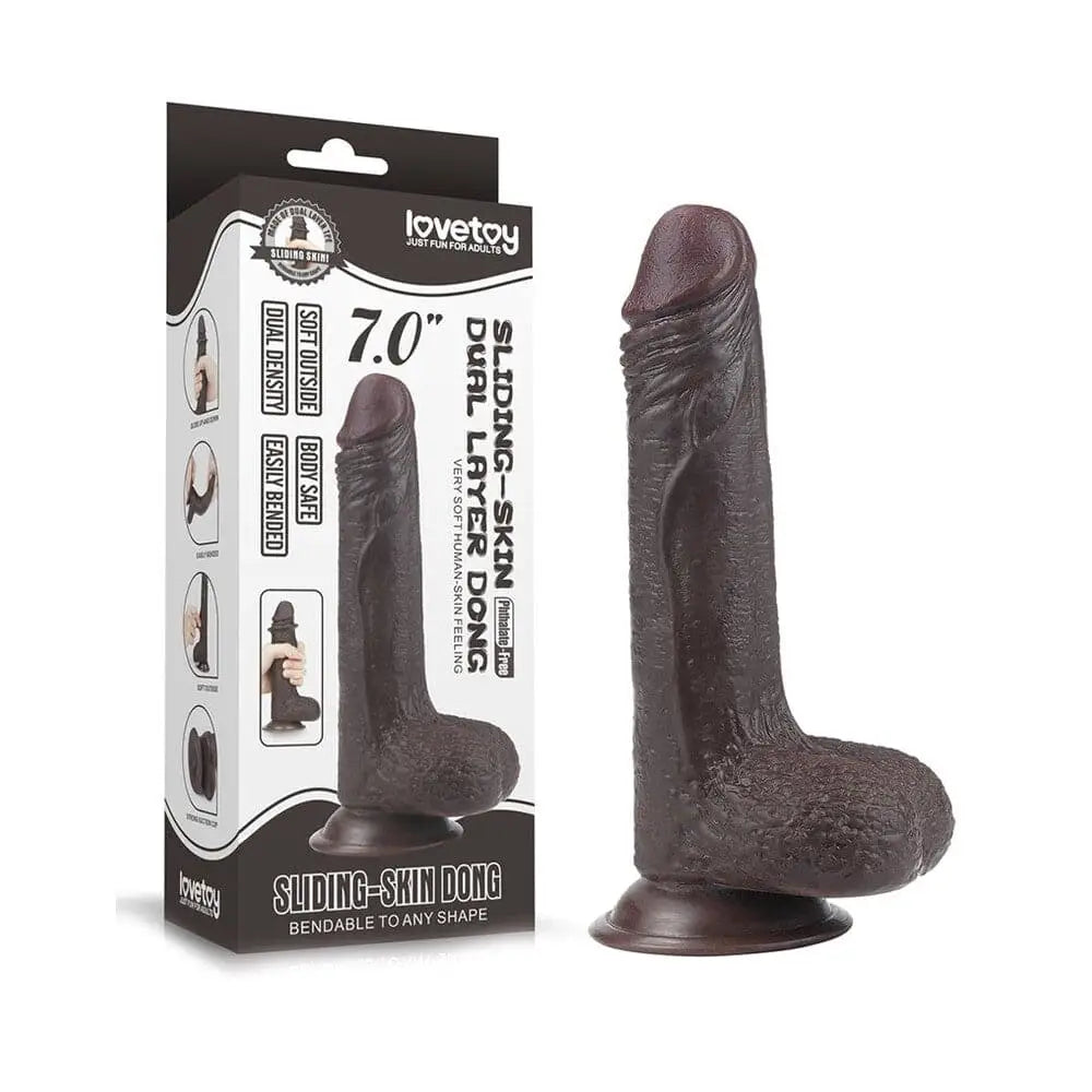 Lovetoy Sliding Skin 7 Inch Dong Save 20% Fast Shipping Dildo United Kingdom Stoke on Trent