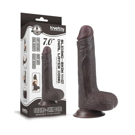 Lovetoy Sliding Skin 7 Inch Dong Save 20% Fast Shipping Dildo United Kingdom Stoke on Trent