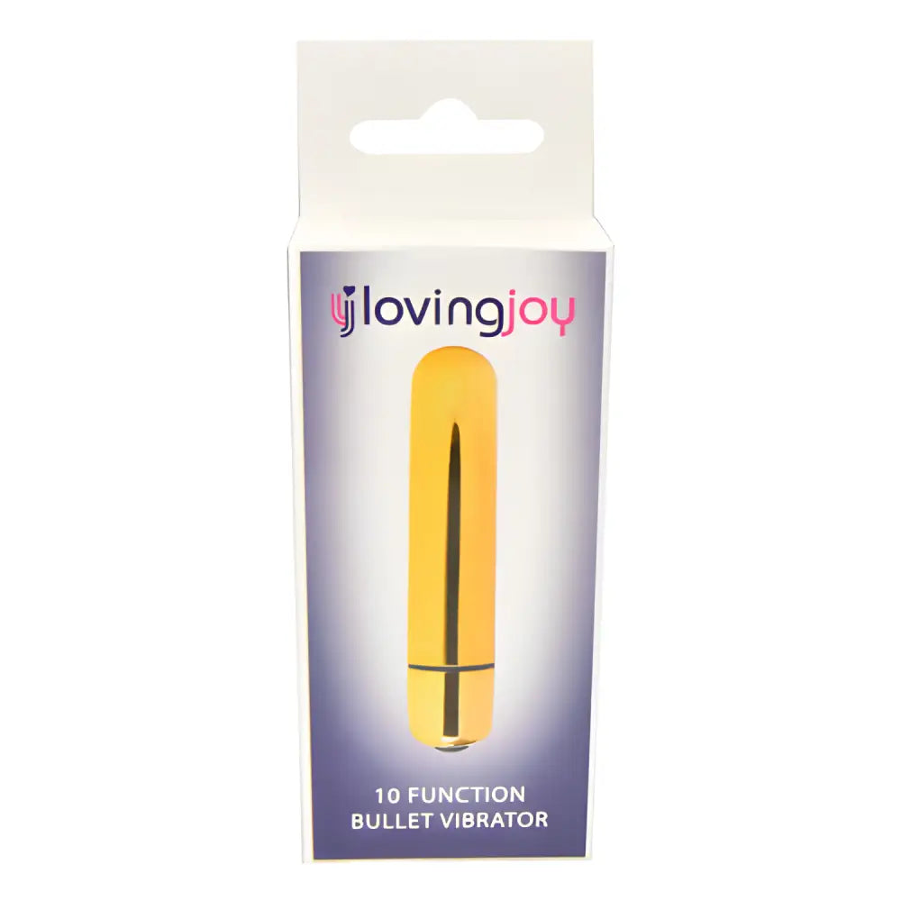 Loving Joy 10 Function Gold Bullet Vibrator - Vibrators - Save 15% - Fast Shipping - United Kingdom Stoke-on-trent