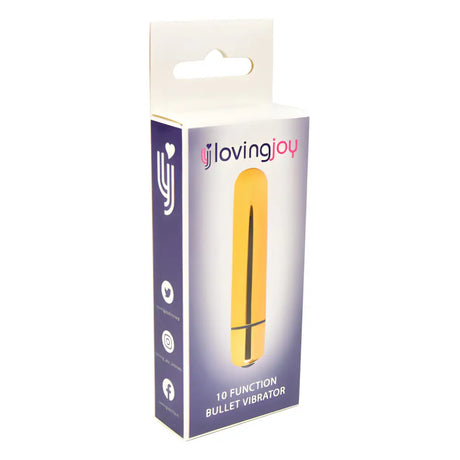 Loving Joy 10 Function Gold Bullet Vibrator - Vibrators - Save 15% - Fast Shipping - United Kingdom Stoke-on-trent