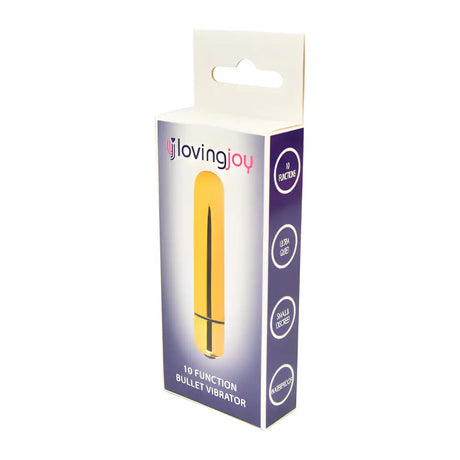 Loving Joy 10 Function Gold Bullet Vibrator - Vibrators - Save 15% - Fast Shipping - United Kingdom Stoke-on-trent
