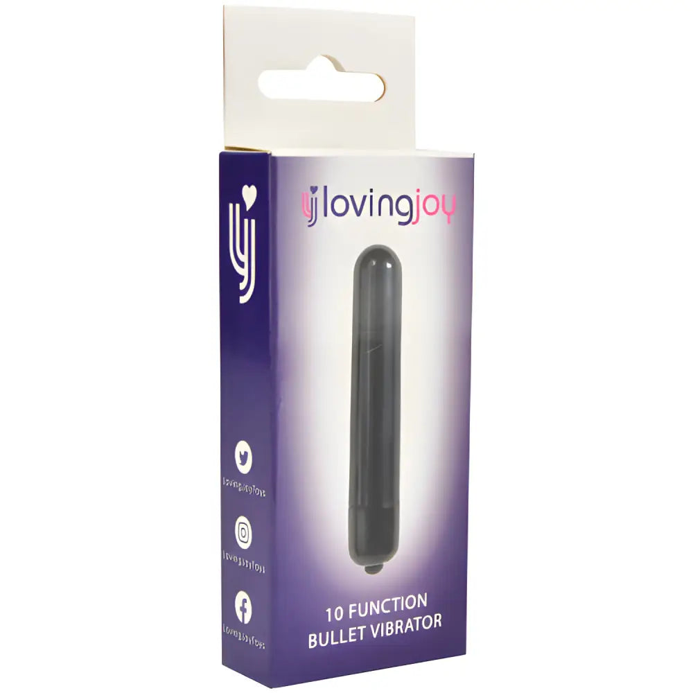 Loving Joy 10 Function Obsidian Bullet Vibrator - Vibrators - Save 15% - Fast - Sale United Kingdom Stoke-on-trent