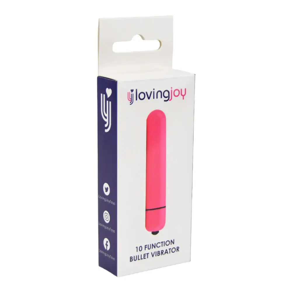 Loving Joy 10 Function Pink Bullet Vibrator - Vibrators - Save 15% - Fast Shipping - Sale United Kingdom Stoke-on-trent