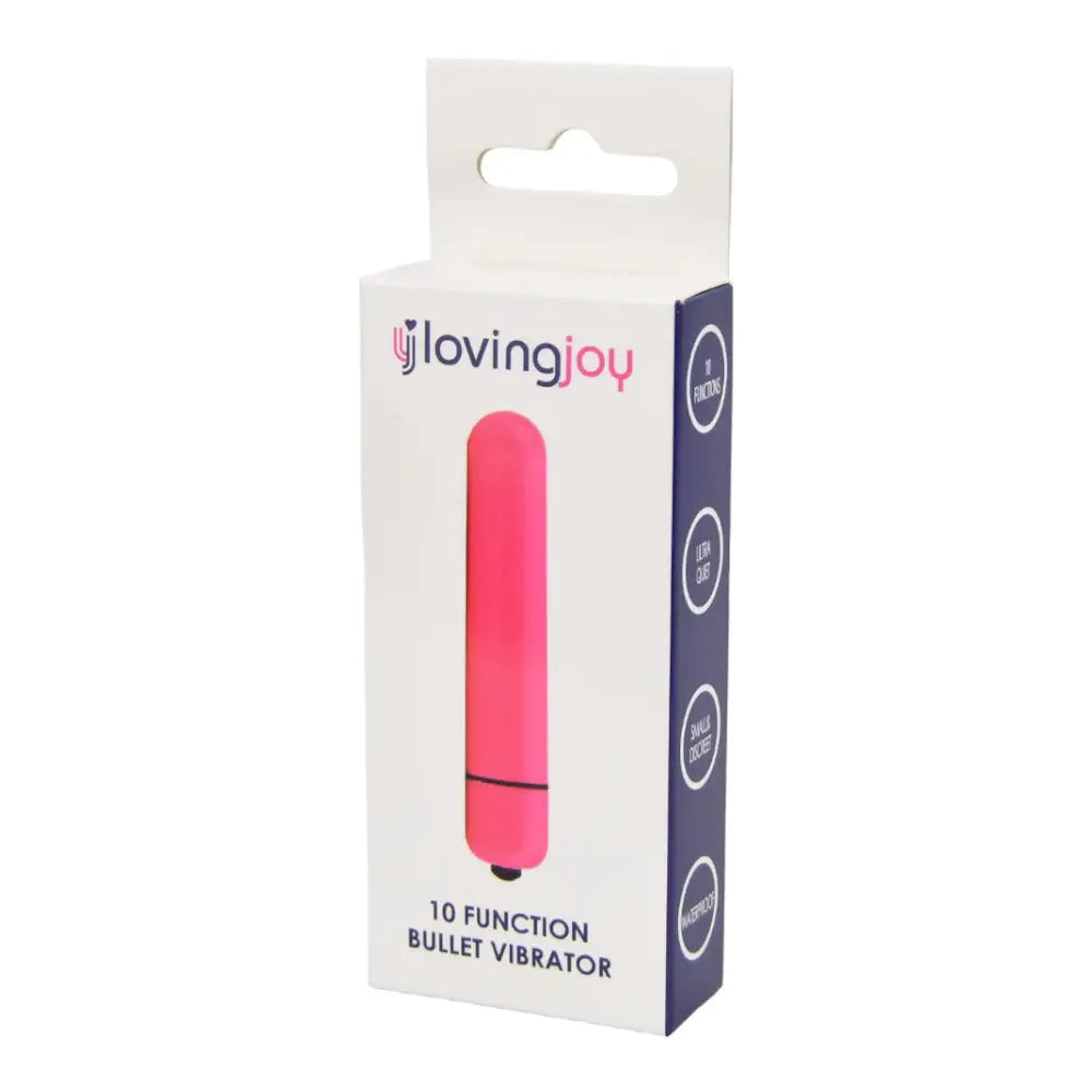 Loving Joy 10 Function Pink Bullet Vibrator - Vibrators - Save 15% - Fast Shipping - Sale United Kingdom Stoke-on-trent