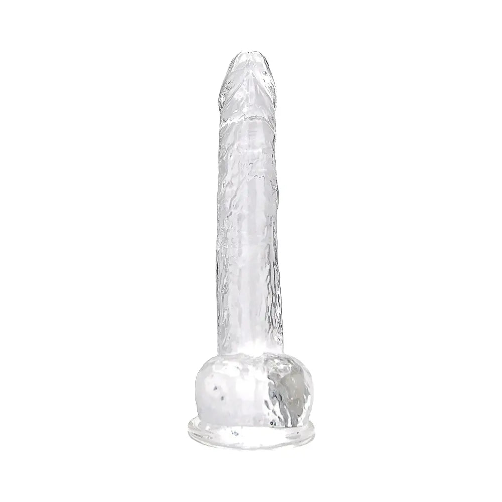 Loving Joy 11 Inch Dildo with Balls Clear - Dildos - Save 15% - Fast Shipping - United Kingdom Stoke-on-trent