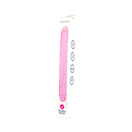 Loving Joy 12 Inch Double Dildo Pink - Ended Dildos - Save 15% - Fast Shipping - Anal United Kingdom Stoke-on-trent