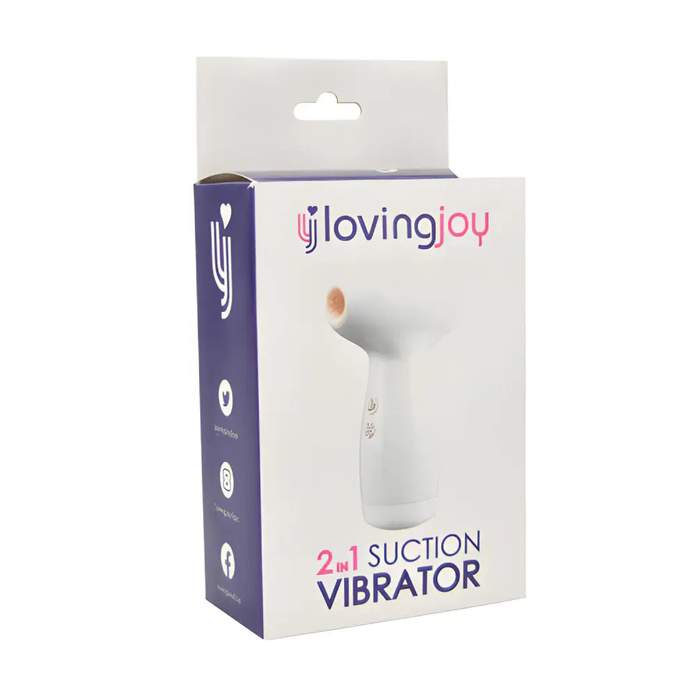 Loving Joy 2 in 1 Suction Vibrator - Vibrators - Save 20% - Fast Shipping - United Kingdom Stoke-on-trent