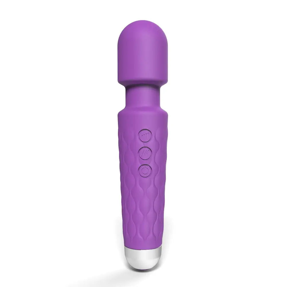 Loving Joy 20 Function Wand Vibrator Purple - Vibrators - Save 20% - Fast Shipping - United Kingdom Stoke-on-trent
