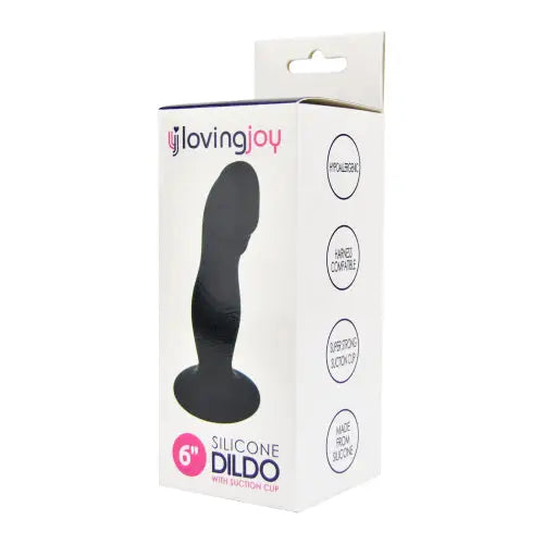 Loving Joy 6 Inch Silicone Dildo with Suction Cup - Dildos - Save 15% - Fast - United Kingdom Stoke-on-trent