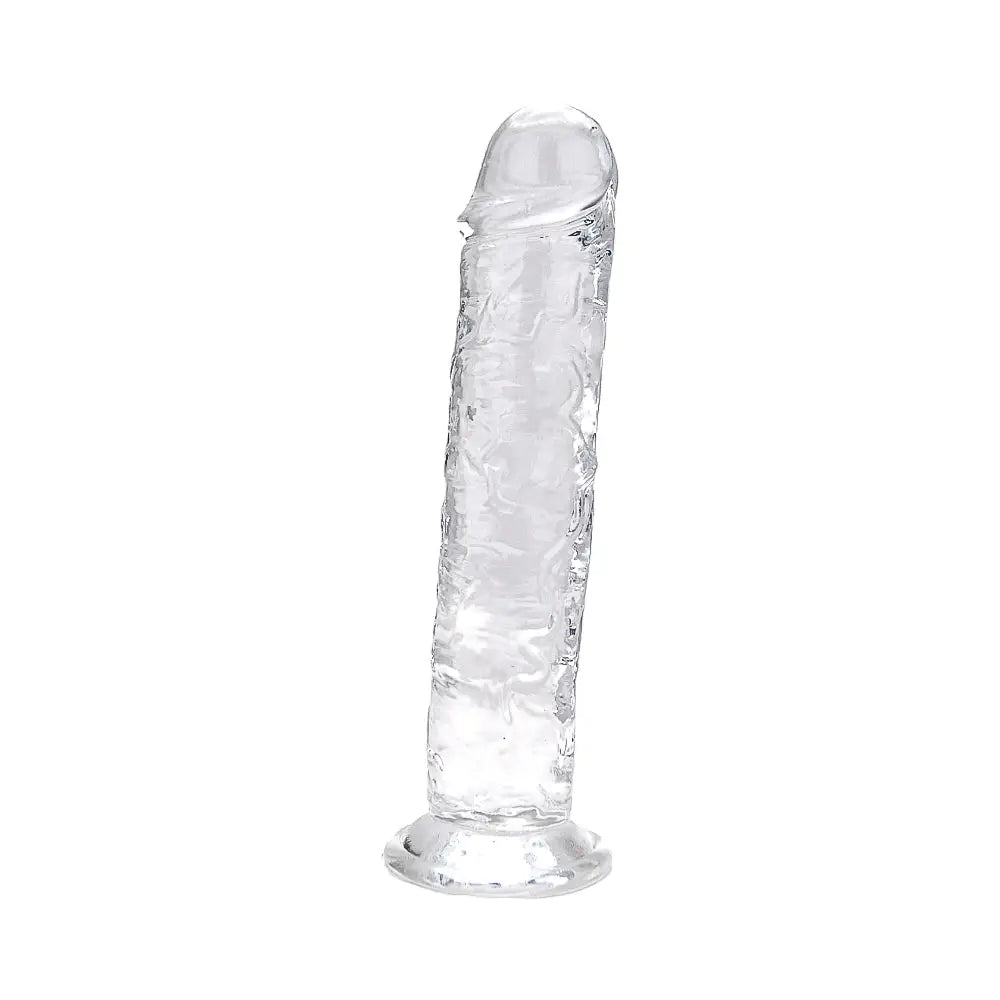 Loving Joy 7.5 Inch Suction Cup Dildo Clear - Dildos - Save 15% - Fast Shipping - United Kingdom Stoke-on-trent