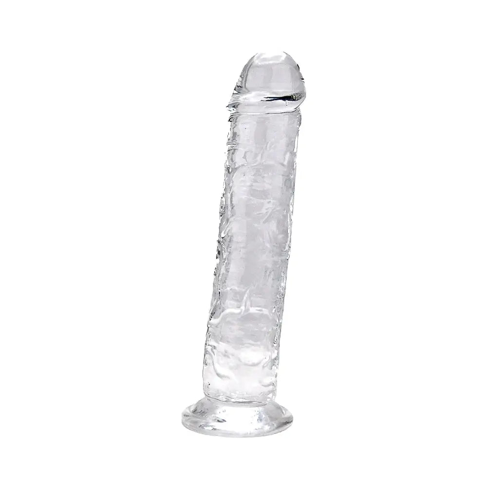 Loving Joy 7.5 Inch Suction Cup Dildo Clear - Dildos - Save 15% - Fast Shipping - United Kingdom Stoke-on-trent