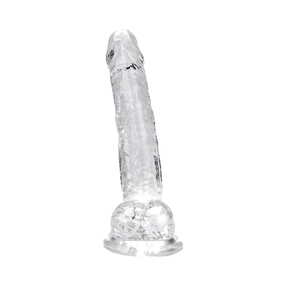 Loving Joy 7 Inch Dildo with Balls Clear - Dildos - Save 15% - Fast Shipping - United Kingdom Stoke-on-trent
