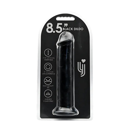 Loving Joy 8.5 Inch Suction Cup Dildo Black - Fast Shipping - United Kingdom Stoke-on-trent