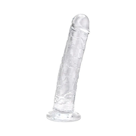 Loving Joy 8.5 Inch Suction Cup Dildo Clear - Dildos - Save 15% - Fast Shipping - United Kingdom Stoke-on-trent