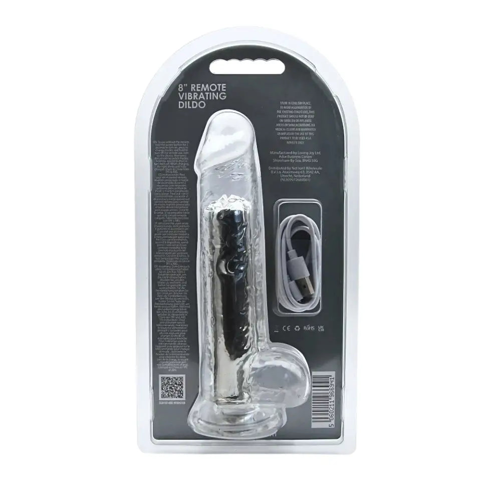 Loving Joy 8 Inch Remote Vibrating Dildo - Fast Shipping - United Kingdom Stoke-on-trent