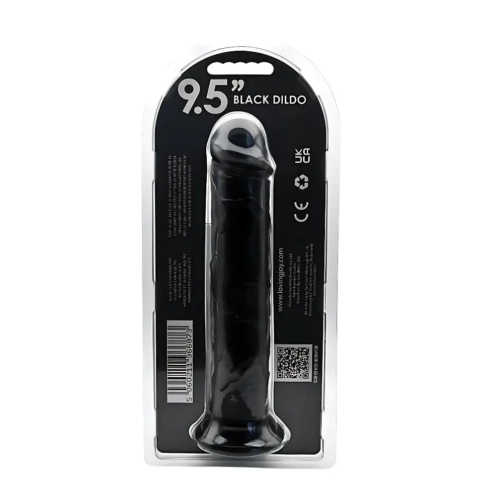 Loving Joy 9.5 Inch Suction Cup Dildo Black - Fast Shipping - United Kingdom Stoke-on-trent