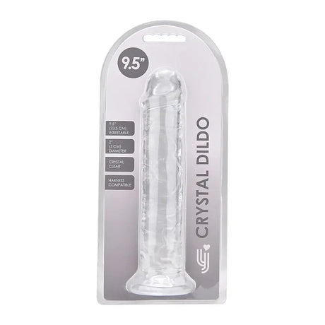 Loving Joy 9.5 Inch Suction Cup Dildo Clear - Dildos - Save 15% - Fast Shipping - United Kingdom Stoke-on-trent