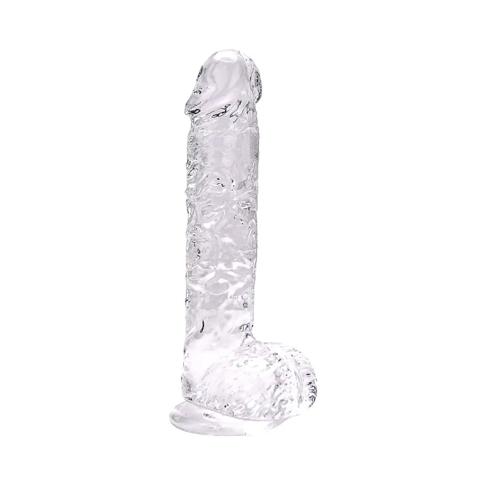 Loving Joy 9 Inch Dildo with Balls Clear - Dildos - Save 15% - Fast Shipping - United Kingdom Stoke-on-trent