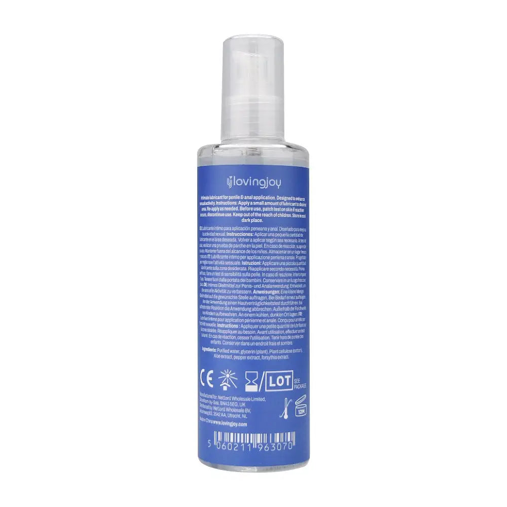 Loving Joy Aloe Infused Anal Lubricant 250ml - Save 15% - Fast - Sale United Kingdom Stoke-on-trent