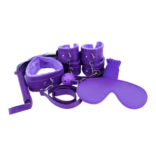 Loving Joy Beginner’s Bondage Kit Purple (8 Piece) - Restraints - Save 15% - Fast - Sale United Kingdom Stoke-on-trent