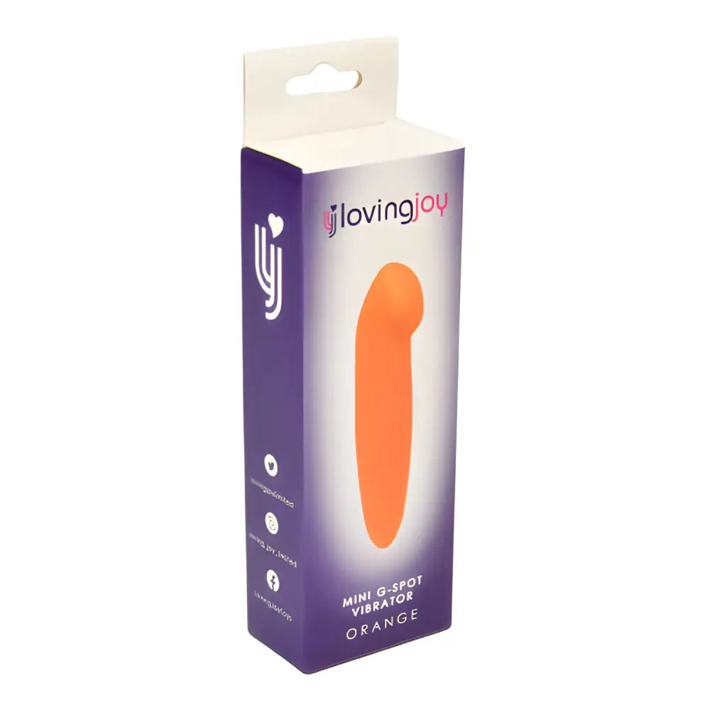 Loving Joy Mini G-spot Vibrator Orange - Vibrators - Save 15% - G-spot - Fast Shipping - Sale United Kingdom Stoke-on-trent