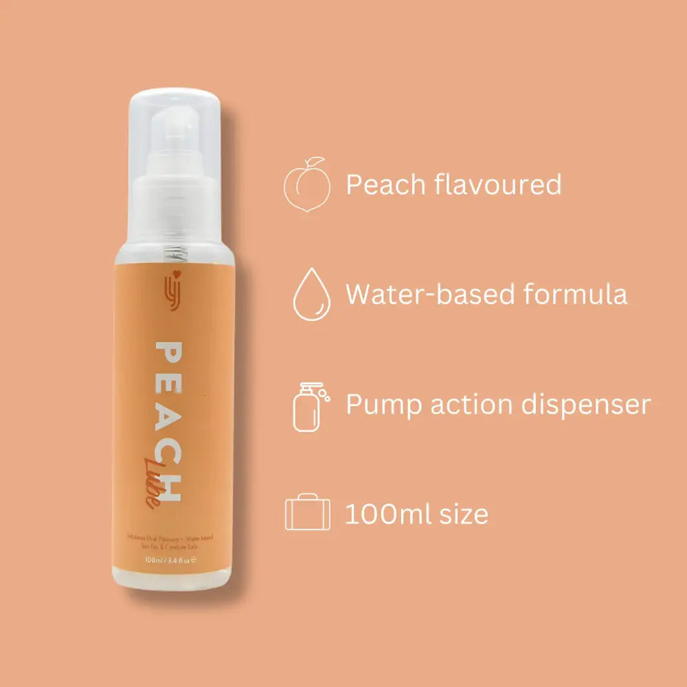 Loving Joy Peach Flavoured Lubricant 100ml - Fast Shipping - Sex Essentials United Kingdom Stoke-on-trent
