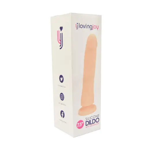 Loving Joy Realistic Silicone 7.5 Inch Strap-on Dildo - Strap on Dildos - Save 15% - Strap-on - United Kingdom Stoke-on-trent