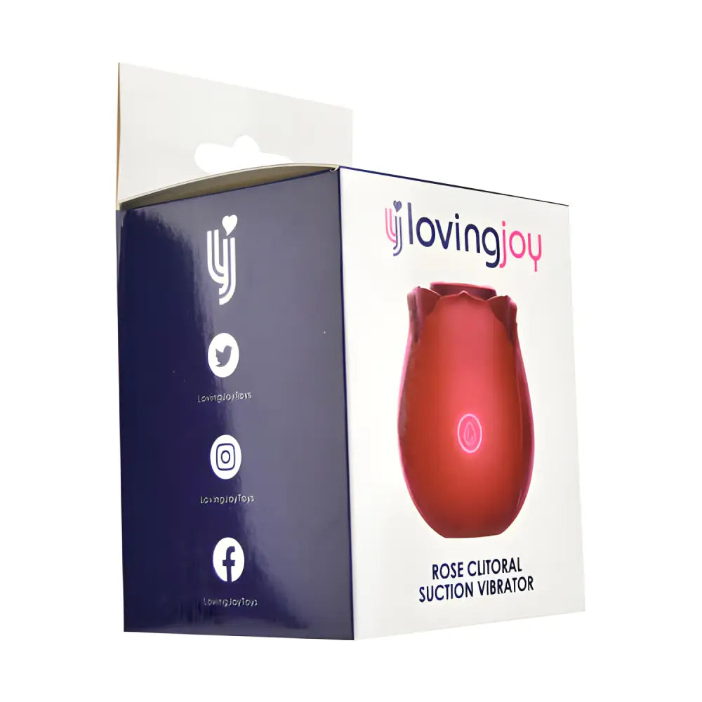 Loving Joy Rose Toy Clitoral Suction Vibrator - Vibrators - Save 20% - Fast - United Kingdom Stoke-on-trent