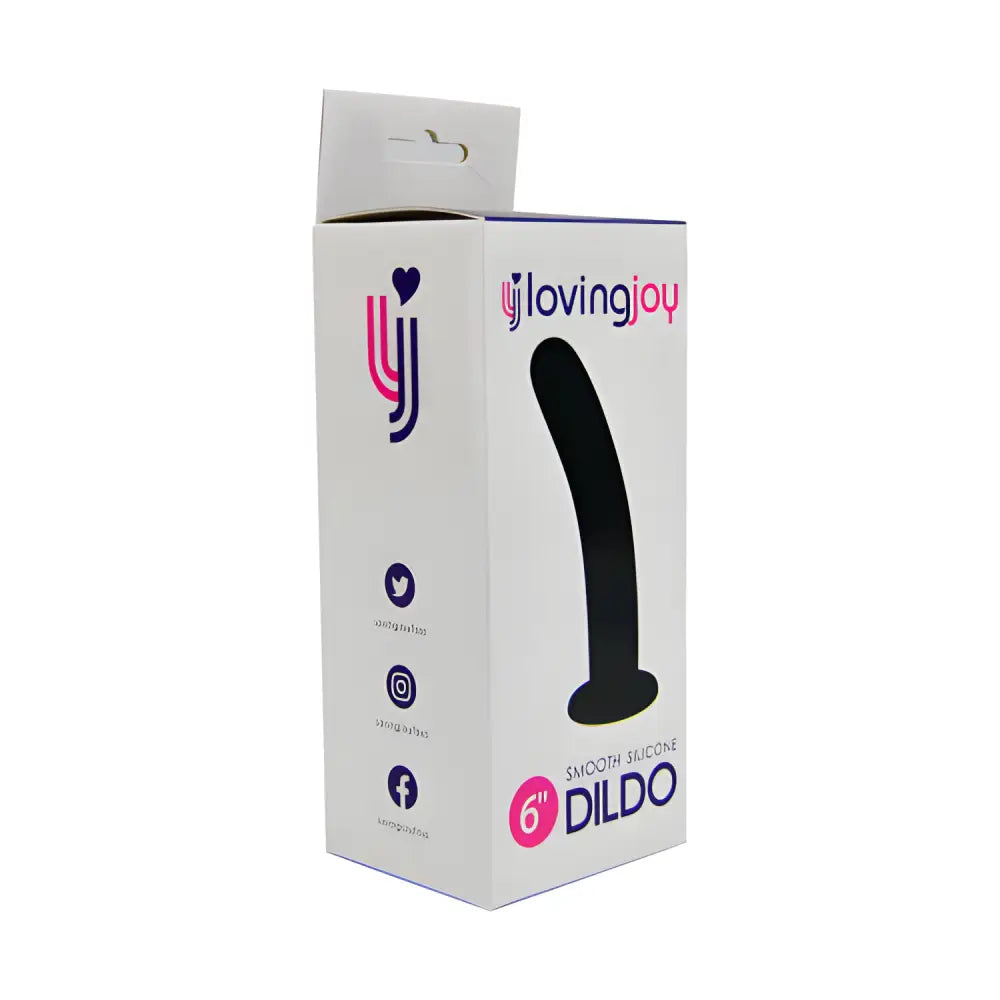 Loving Joy Smooth Silicone Dildo 6 Inch - Strap on Dildos - Save 15% - Fast Shipping - Anal United Kingdom Stoke-on-trent