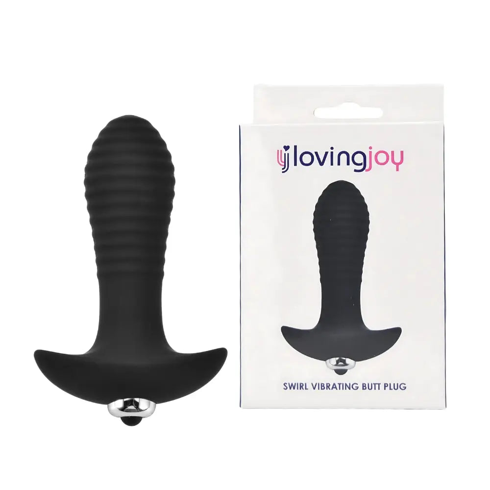 Loving Joy Swirl 7 Function Vibrating Butt Plug - Fast Shipping - Anal Vibrators United Kingdom Stoke-on-trent