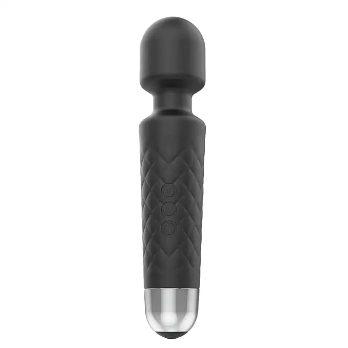 Silicone 20 Frequency Vibration Wand Black for Women - Save 35% - for - Vibrator United Kingdom Stoke-on-trent