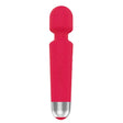 Luxurious Silicone 20 Frequency Vibration Wand Red - Save 35% - Fast - Vibrator United Kingdom Stoke-on-trent